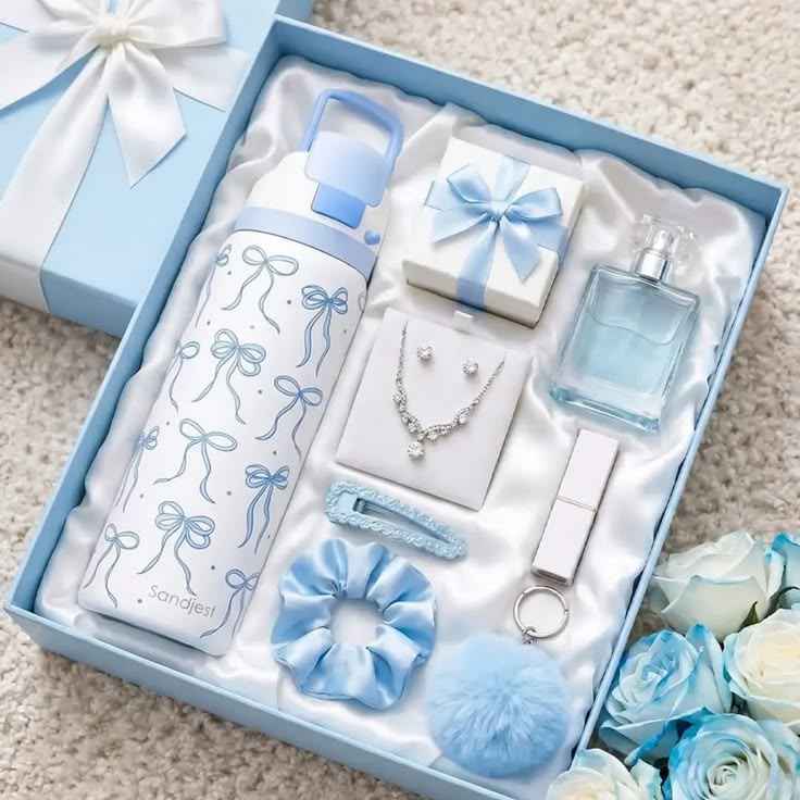 Set Quà Tặng Nữ Xanh Pastel Sang Trọng