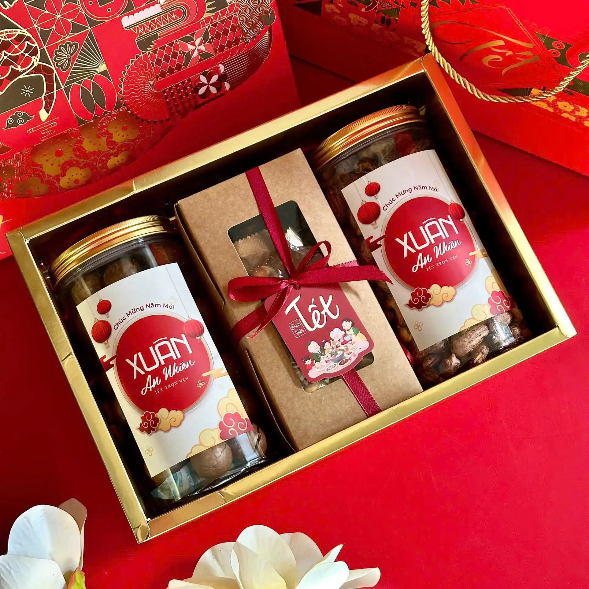 Set Quà Tết Xuân An Nhiên 2027 – Hộp Quà Hạt Dinh Dưỡng